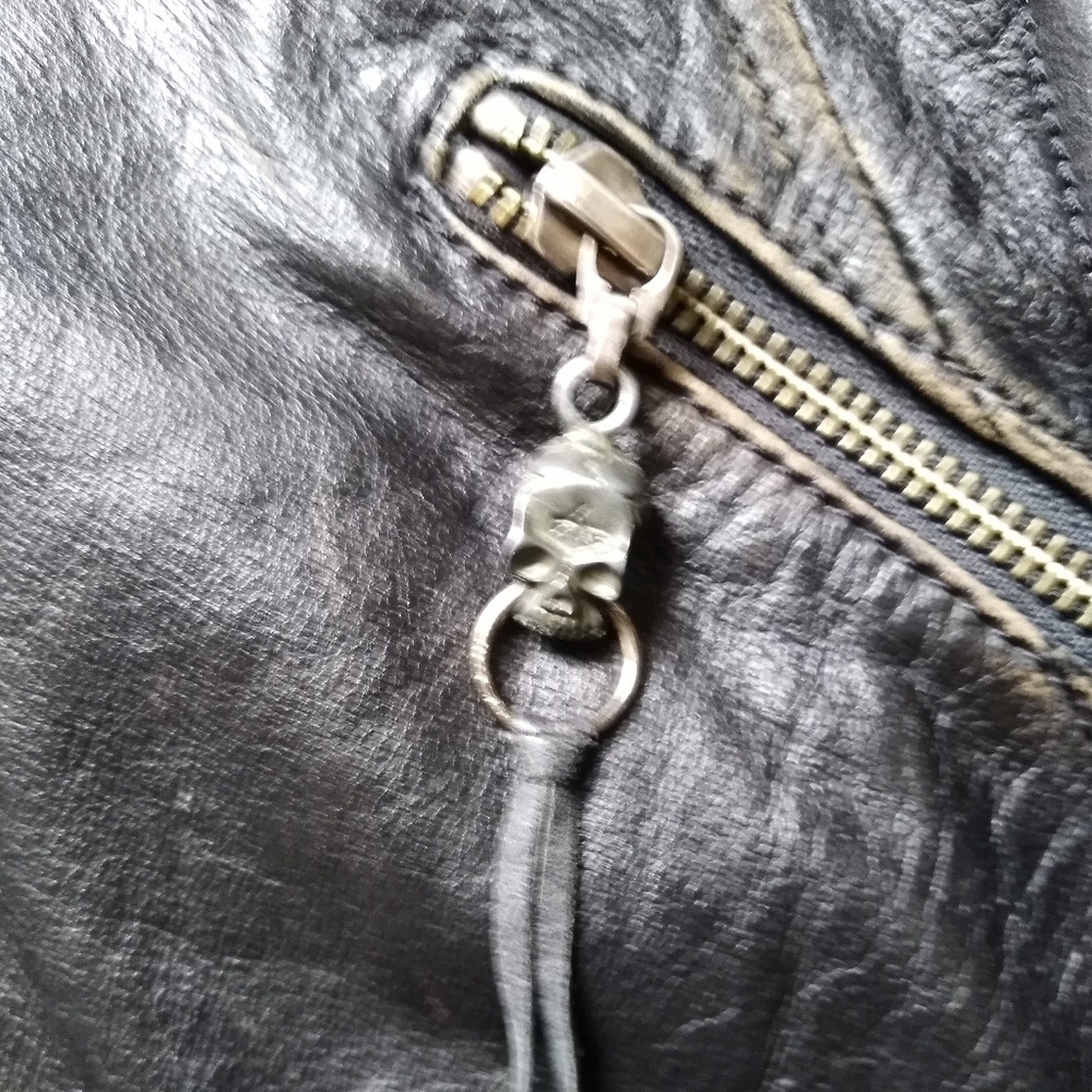 Mens Affliction Live Fast Leather - Picture 4 of 8